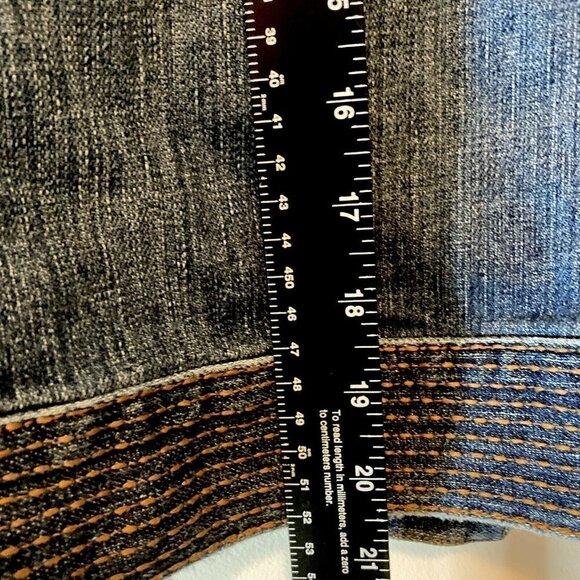 Liz Claiborne Women’s Embroidered Top Stitching Denim Jean Jacket Size M - Picture 12 of 12